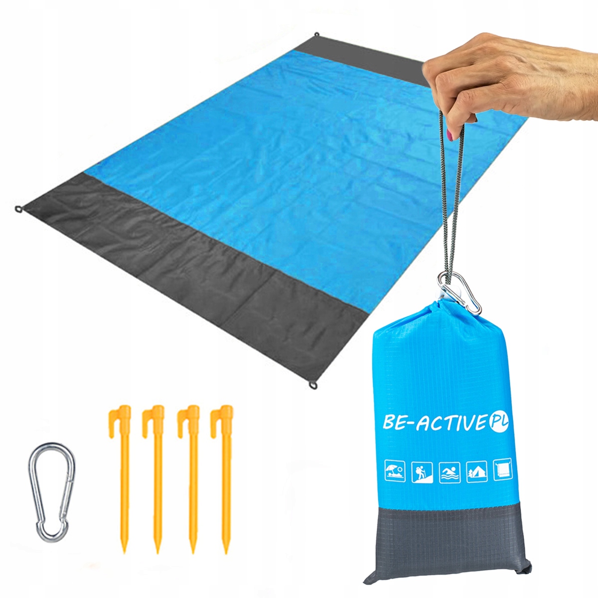 

Mata piknikowa wodoodporna plażowa biwakowa duża