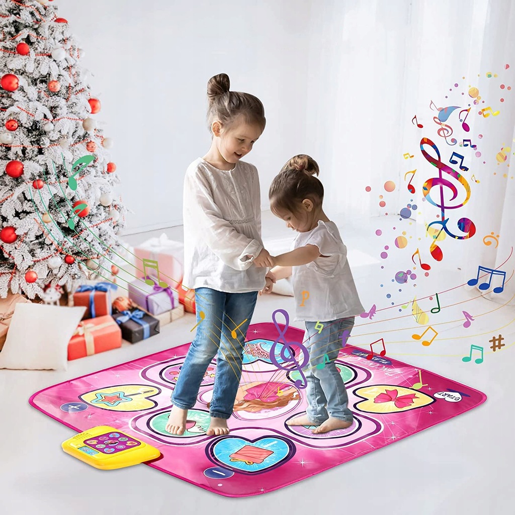 MATY DO TAŃCZENIA DLA DZIECI 5 TRYBÓW GRA MUZYCZNO-TANECZNA RÓŻOWY EAN (GTIN) 0191491862427