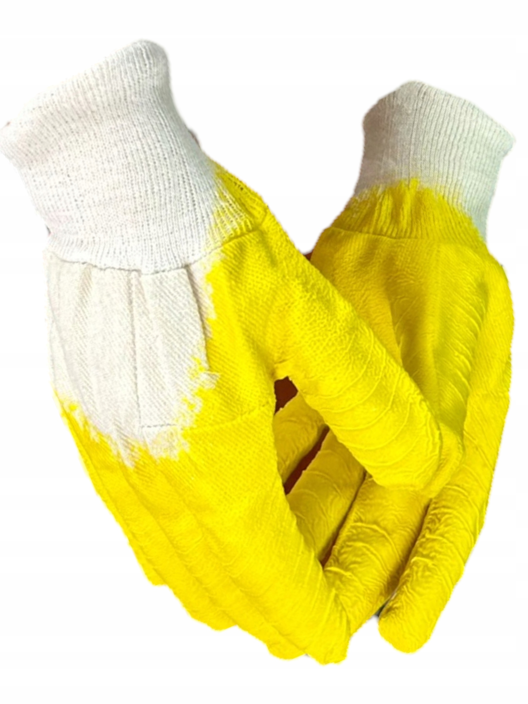 Rękawice robocze żółte PREMIUM r.10/XL 1 para
