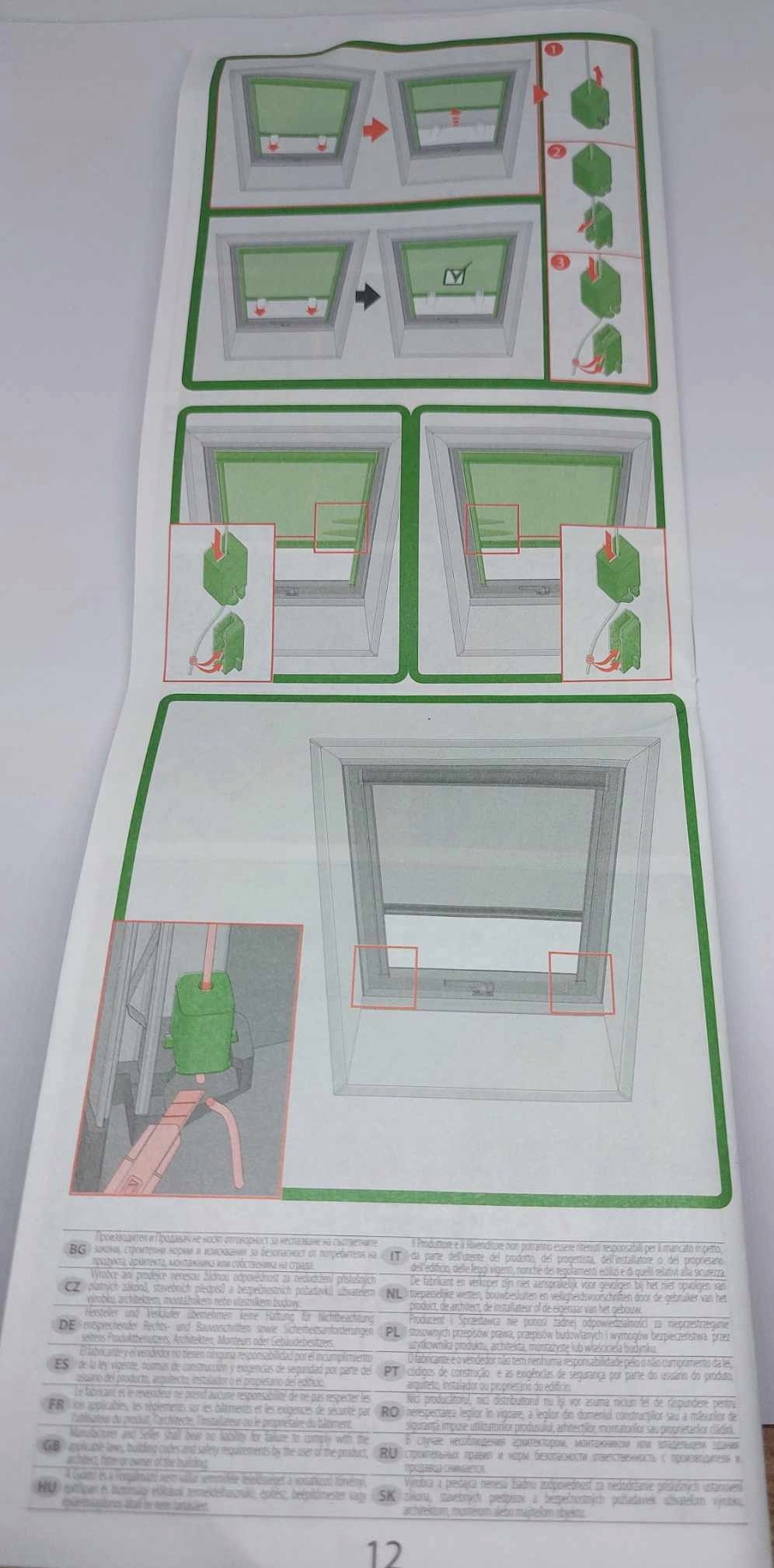 SZNUREK DO ROLET OKIEN FAKRO ARF LINKI DO NAPRAWY ROLETY MARKIZY Wysięg 1 cm