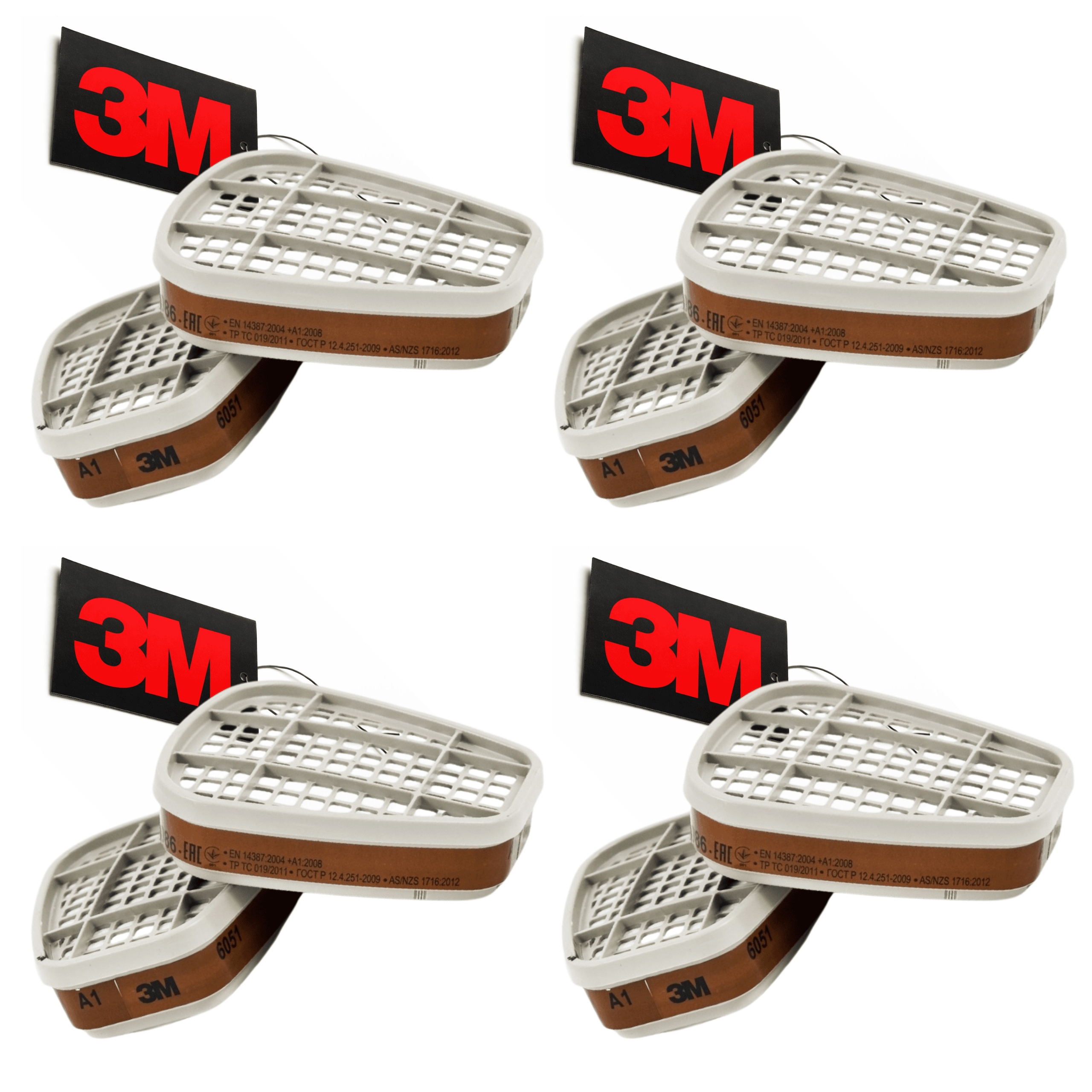 Filtr do masky 3M plynový lakovací komplet pohlcovač 3M 6051 A1 4 páry