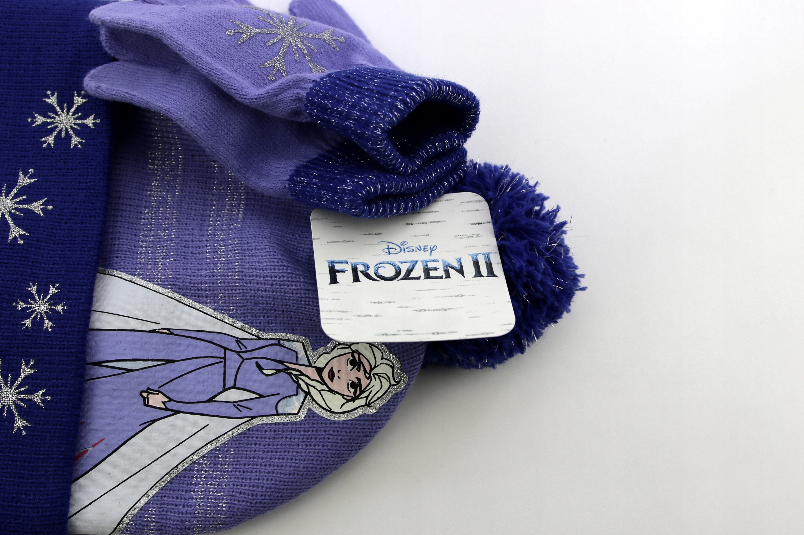 DISNEY Frozen Kraina Lodu Czapka Zimowa Rękawiczki Sezon jesienny wiosenny zimowy