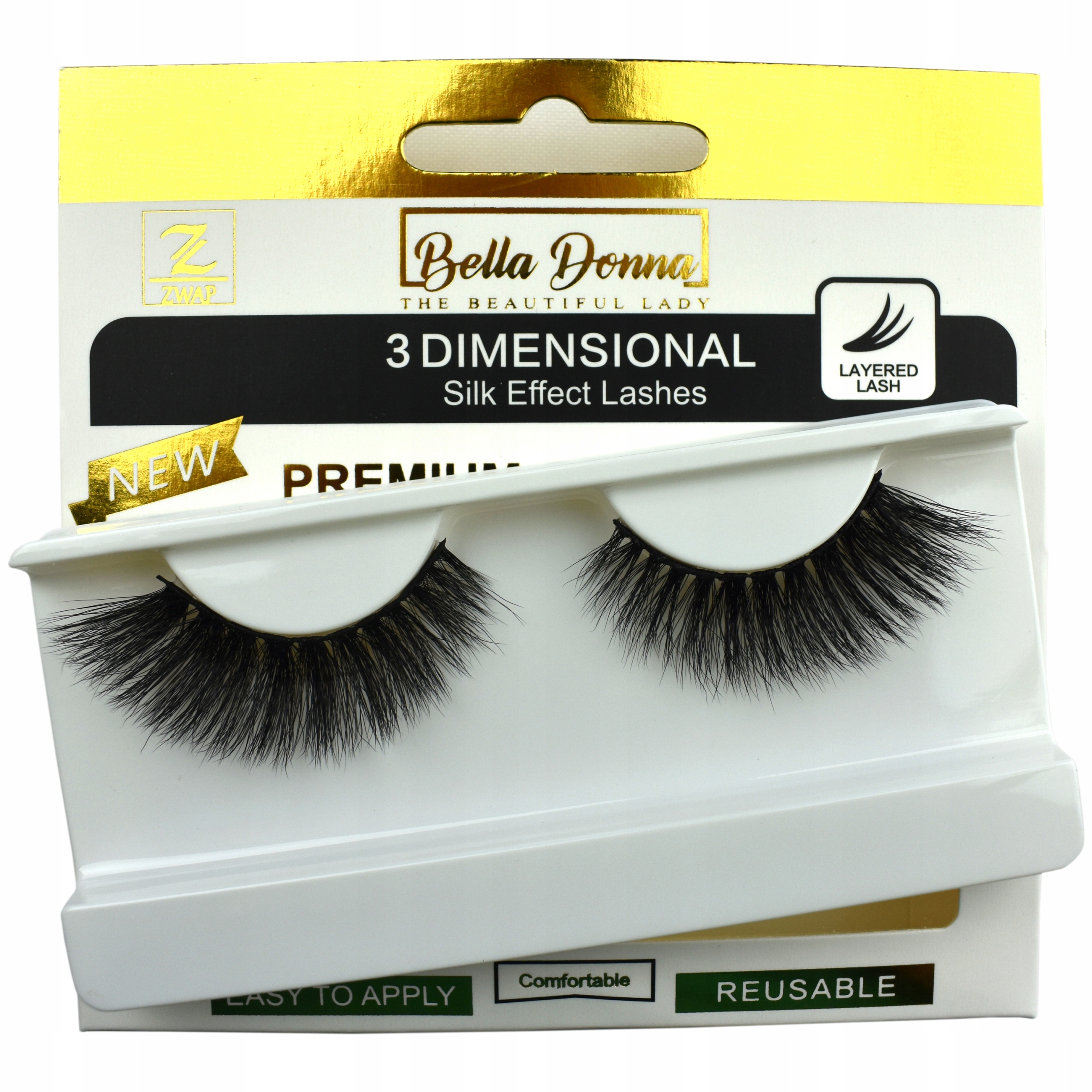 

Sztuczne Jedwabne Rzęsy Na Pasku 5D WS55