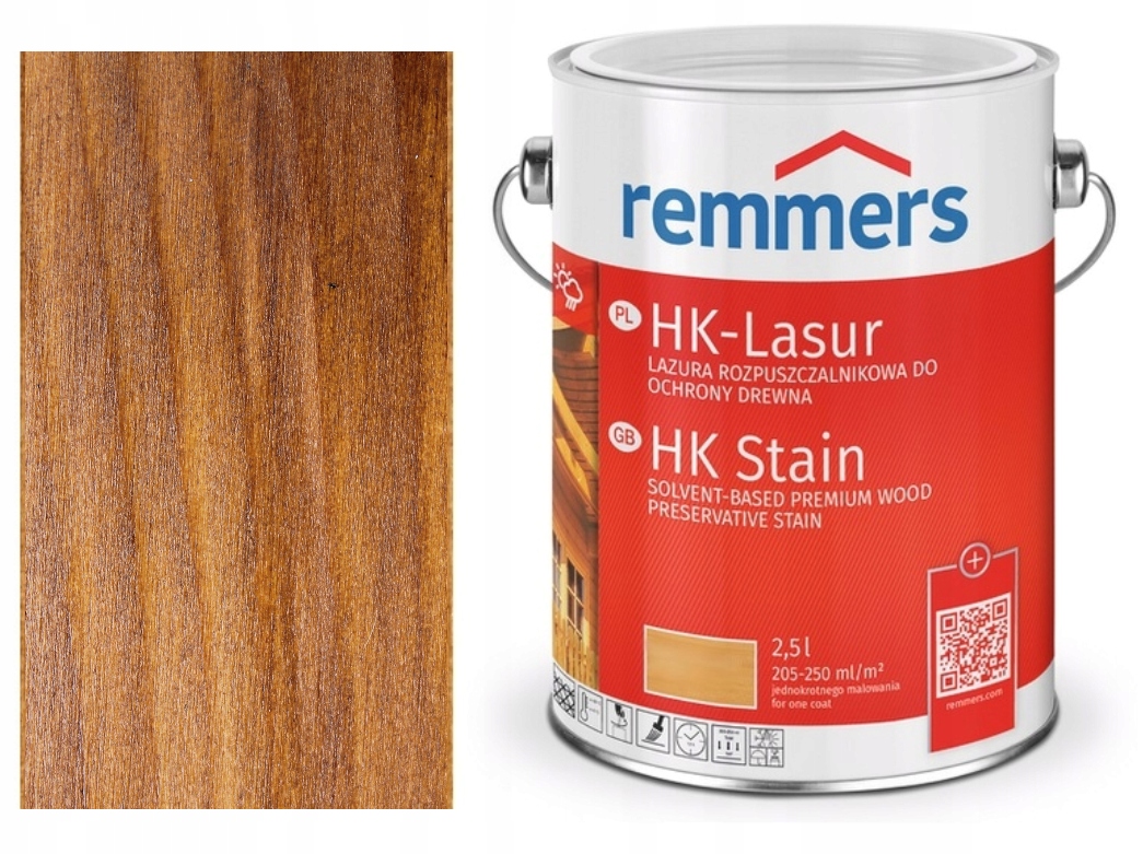HK-Lasur Remmers lazura do drewna 10L Orzech