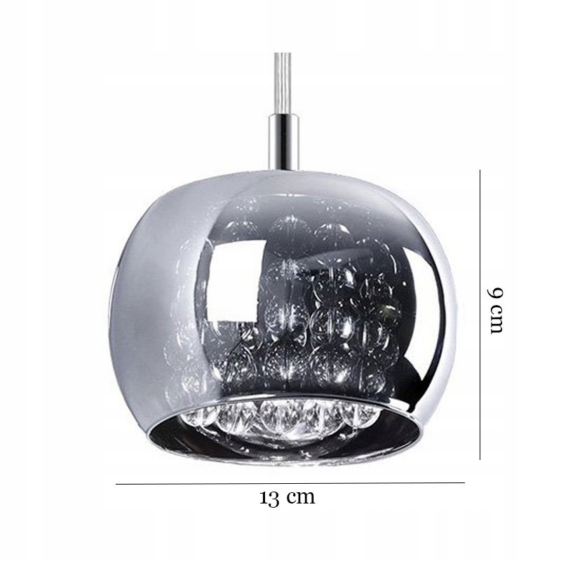 Oryginalny klosz do lampy CRYSTAL 13cm Zuma Line Kolor chrom