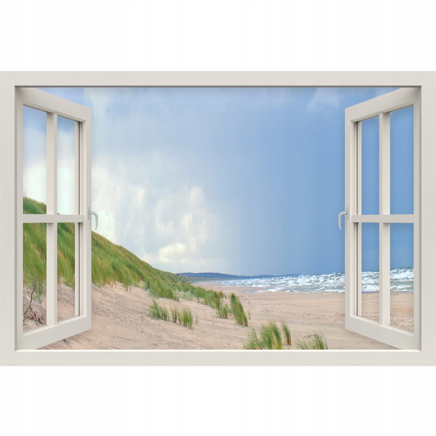 

Okleina na ścianę Okno 3d Wybrzeże Bałtyku 90x60