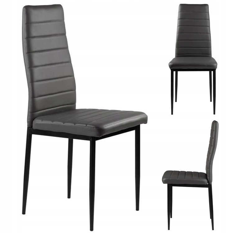 

Zestaw Krzeseł Jadalnia Salon Komplet 4X Eco-skóra