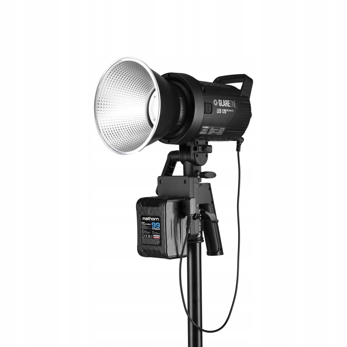 Lampa studyjna GlareOne Led 120 BiColor D 120W Bowens Location Kit