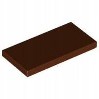 

Lego Tile 2x4 1szt Red Brown 87079 4579690 New