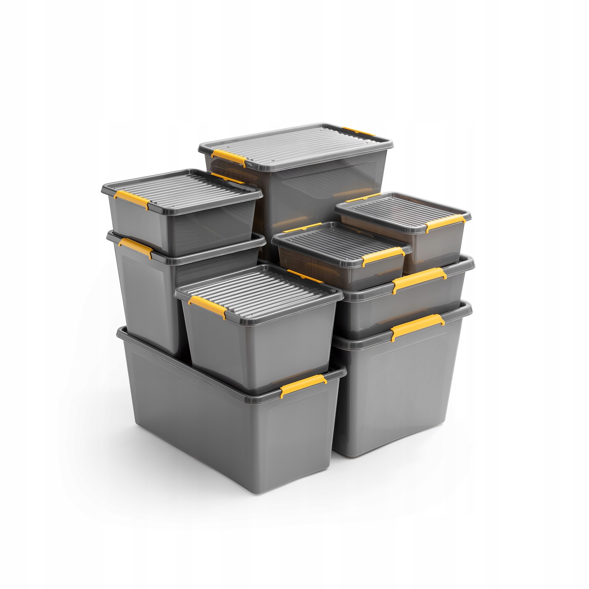 POJEMNIK POD ŁÓŻKO BEDROLLER 29L Z KÓŁKAMI SZARY Marka ORPLAST