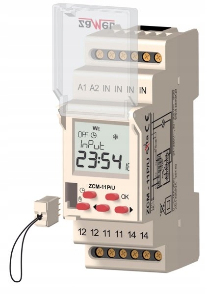 Časový programátor ZCM-12P/U týždenný Zamel