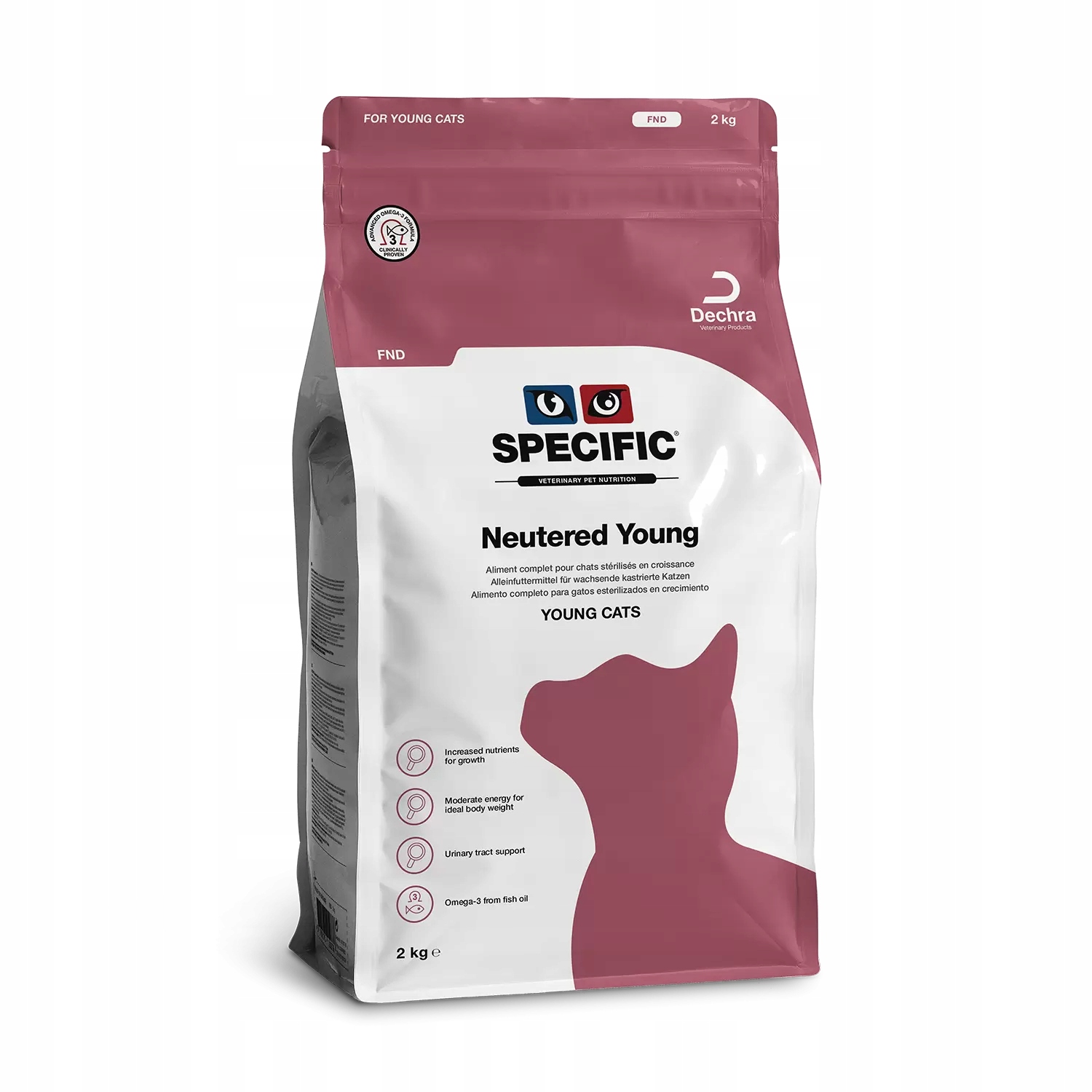 Levně Suché krmivo pro kočky po sterilizaci kastrace Fnd Specific 2 kg