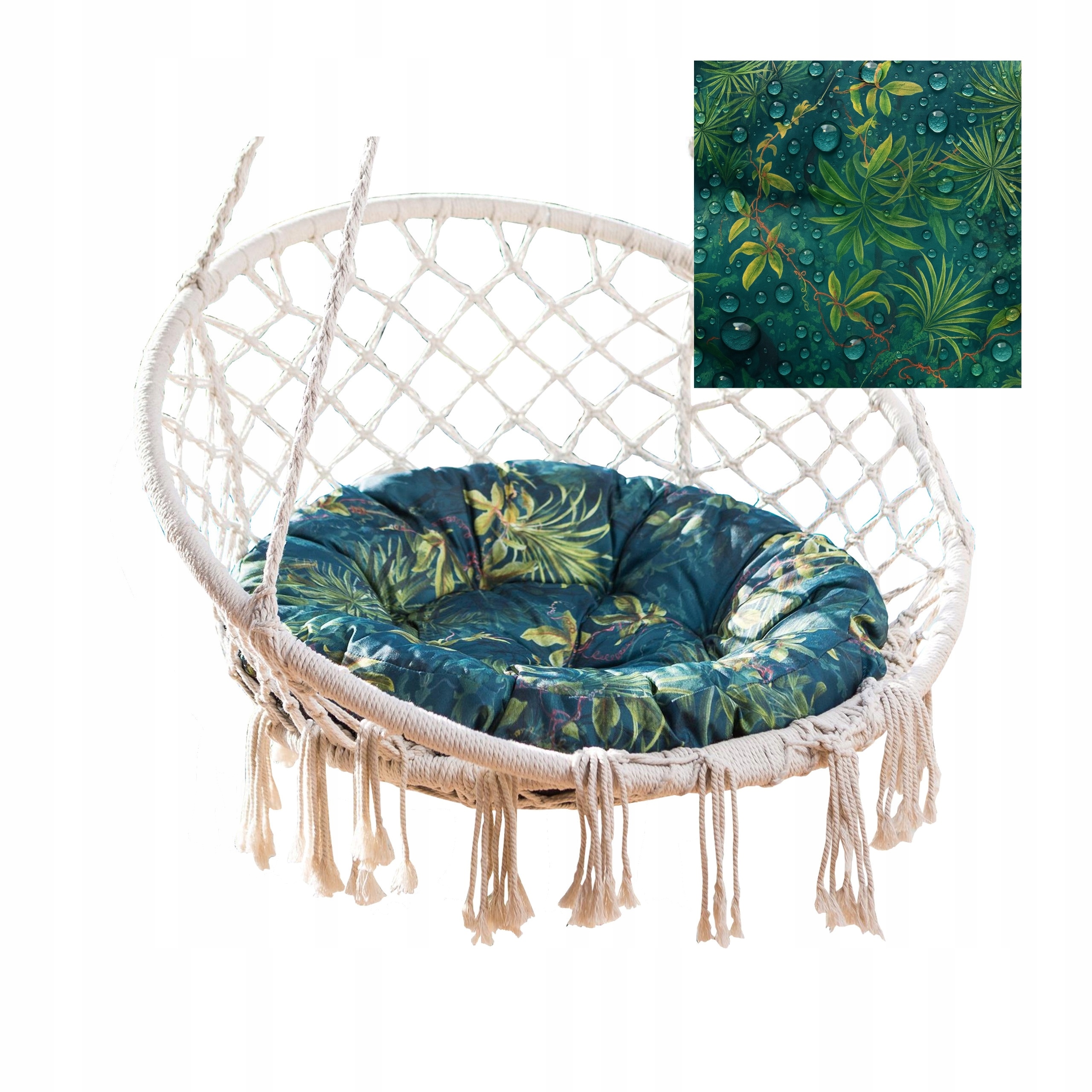 Polštář na Čapí hnízdo pro zahradní houpačku Závěsné křeslo Vodotěsné