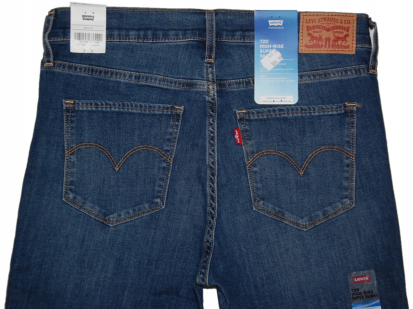 Pásek Levis 720 28/32 High Rise Skinny 0315, velikost 76