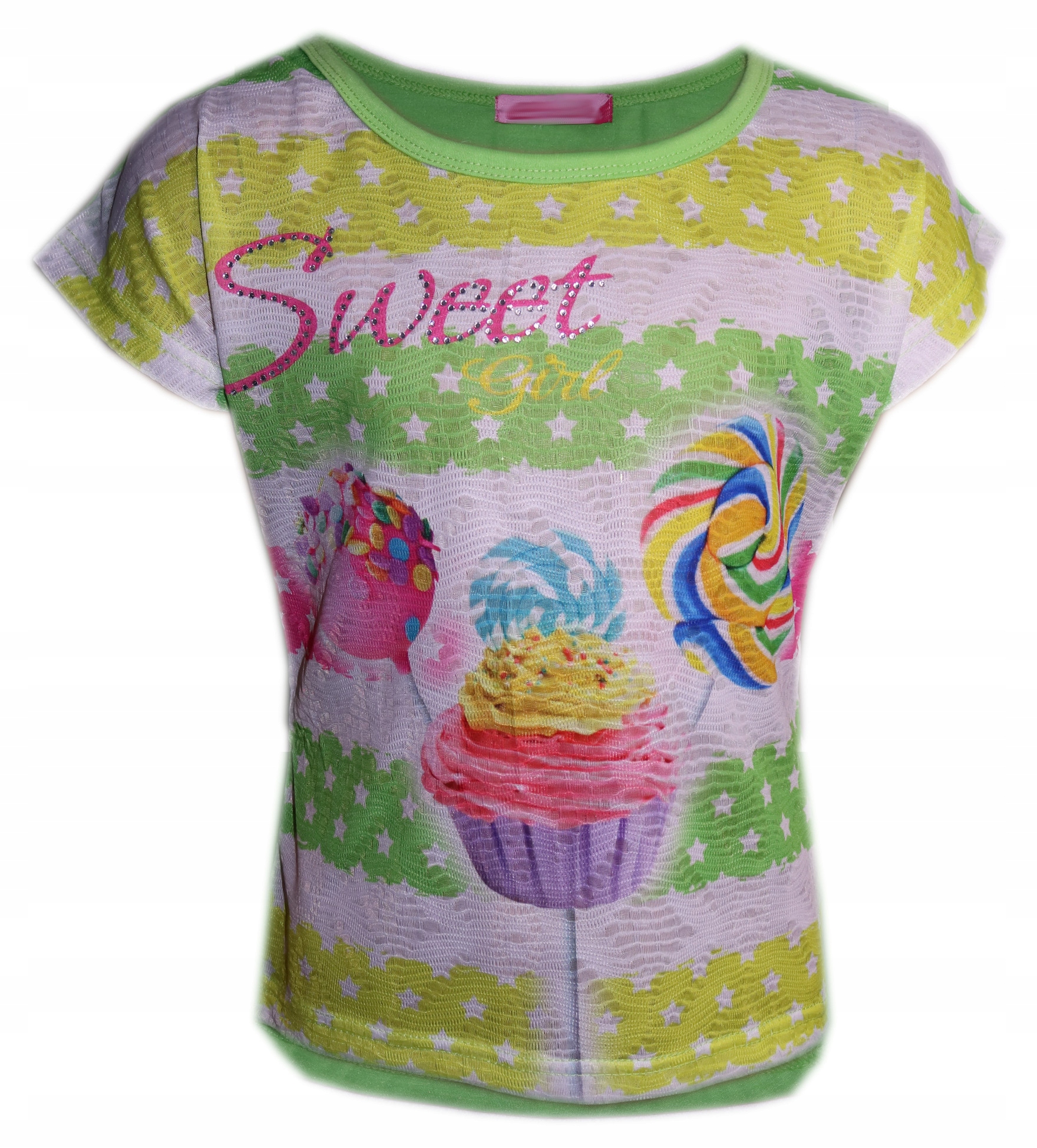 

Bluzka dziewczęca z krótkim rękawem 134-140