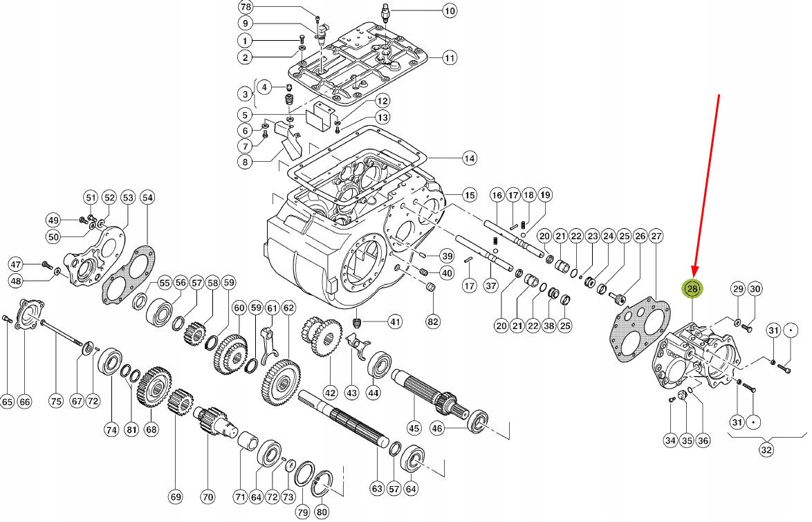 769761.0 корпус коробки передач