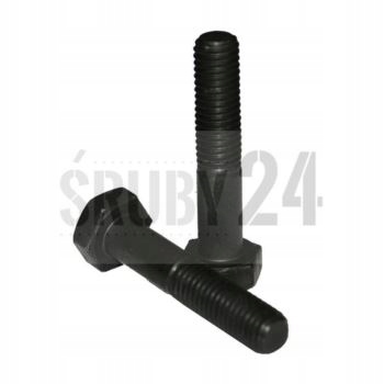 Śruba sześciokątna M14x220 DIN931 Kl.10.9 Bez pokrycia Niepełny gwint 10szt