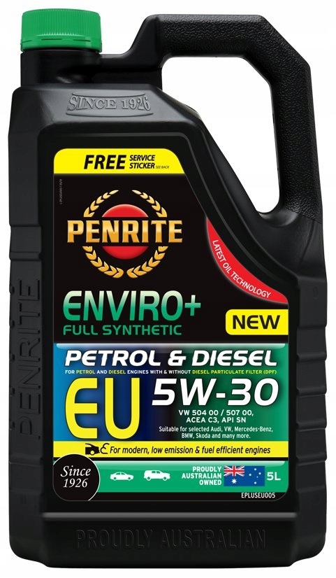 Olej silnikowe Penrite Enviro Eu 5W-30 Full Synthetic 5L