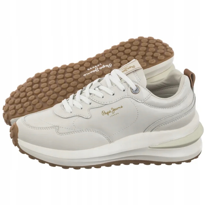 Dámské tenisky Pepe Jeans Winslow Action W Factory White Bílé