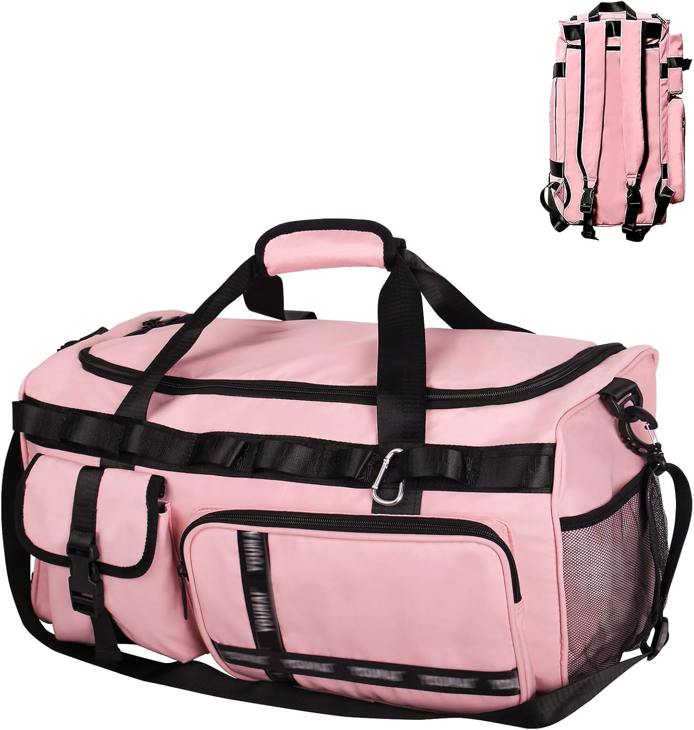 Torba podróżna, duża, damska torba sportowa z kieszenią na buty, 65 l