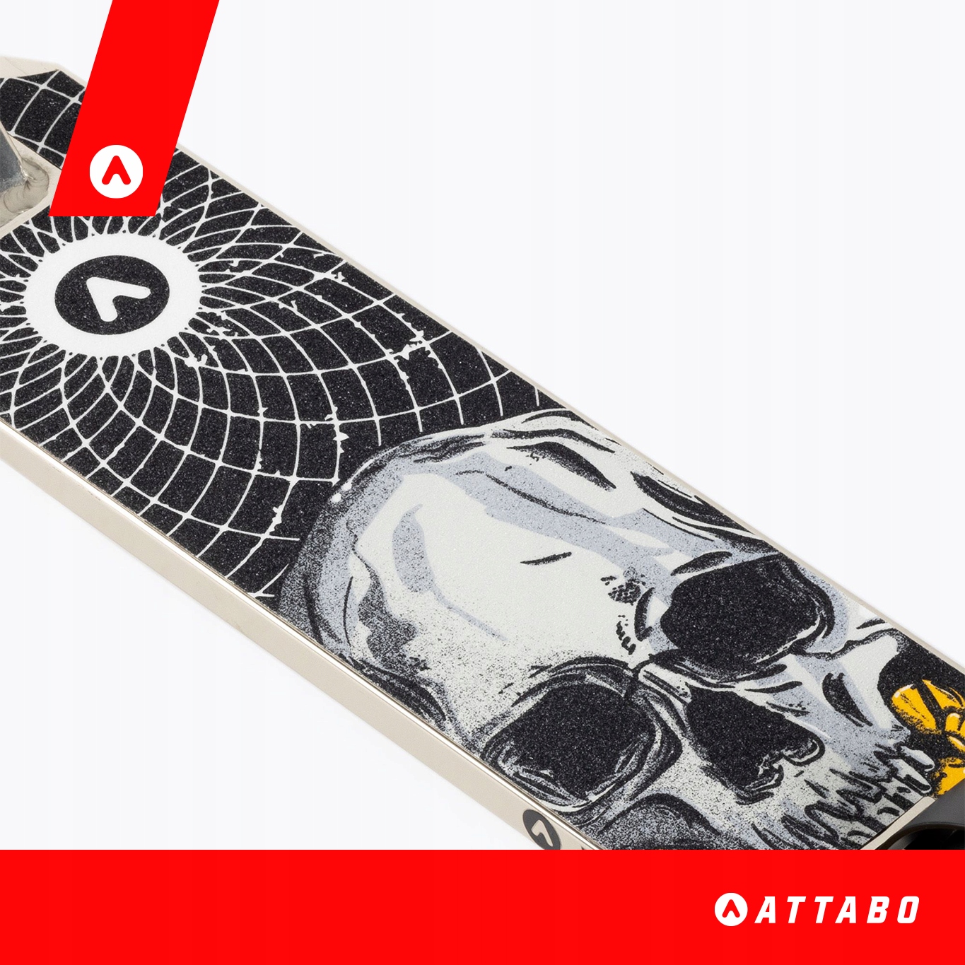 Hulajnoga freestyle dla dzieci dziecięca dwukołowa ATTABO EVO 2.0 srebrna EAN (GTIN) 5904823999723