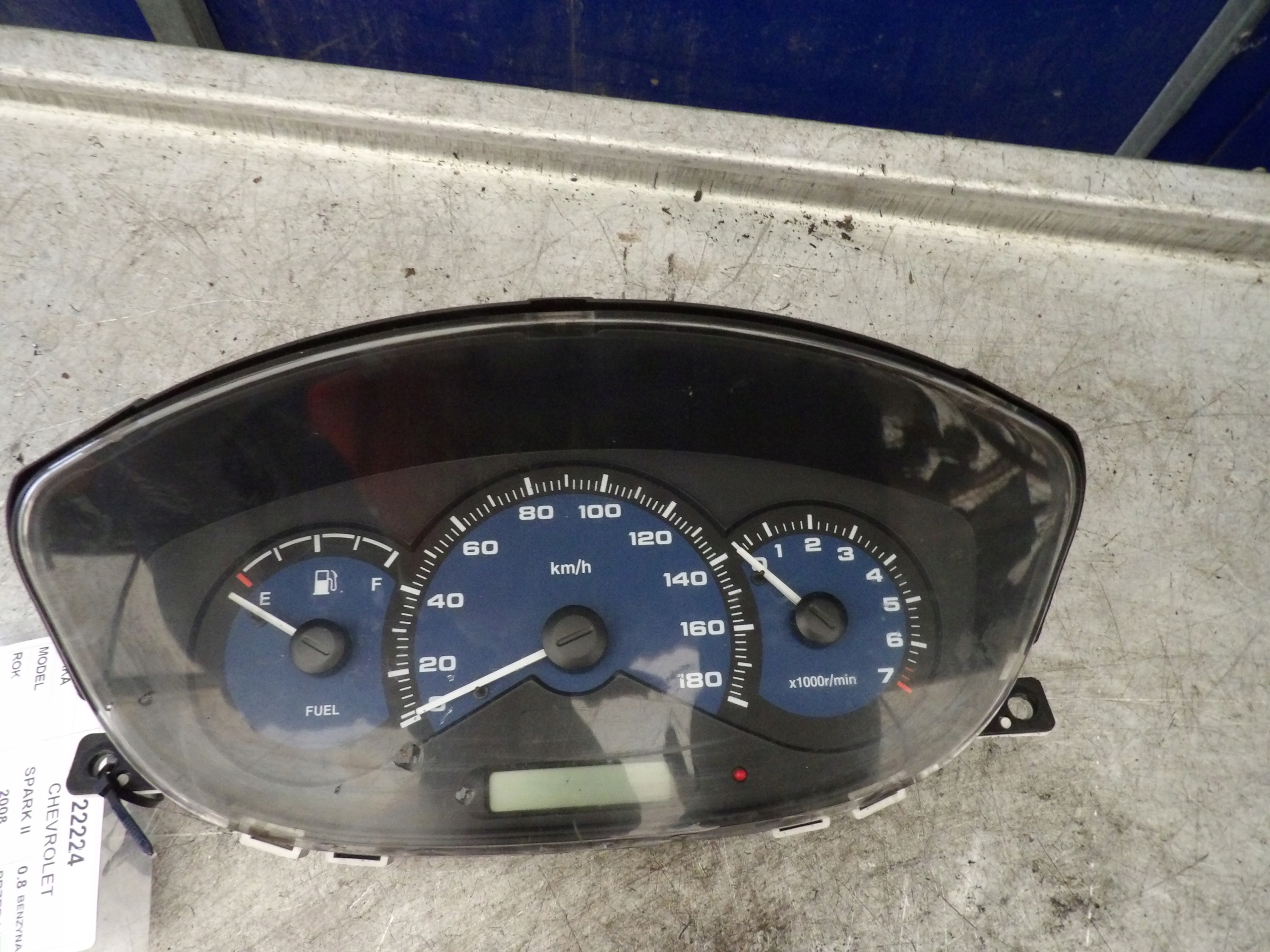 Chevrolet Spark II dials, liczniki 96664161