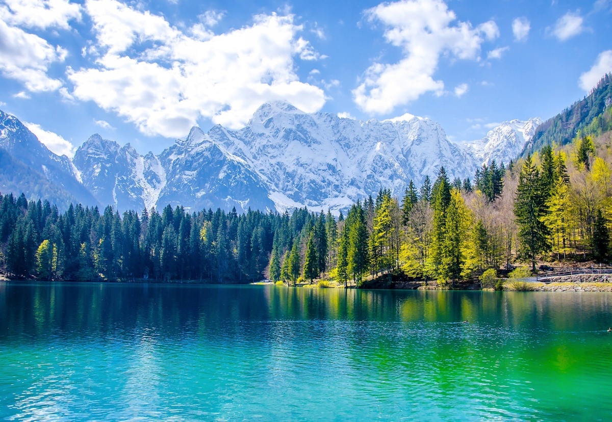 

Fototapeta Flizelinowa Jezioro górskie - 152x104