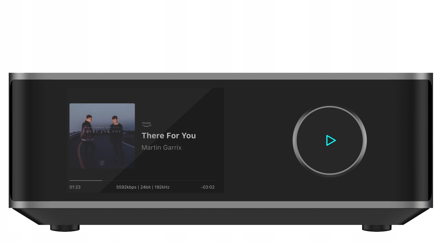 WiiM Amp Ultra Grey System audio typu all-in-one