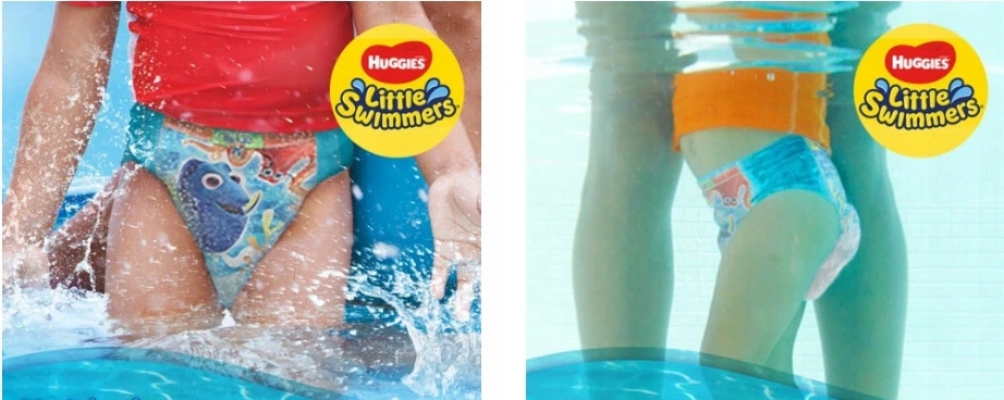 PIELUSZKI DZIECIĘCE KĄPIELOWE HUGGIES PŁYWANIA 5-6 EAN (GTIN) 5029053538426