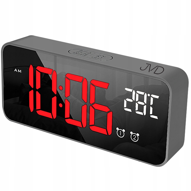 

Budzik Jvd SB8005.2 Czerwony Temperatura 2 Alarmy