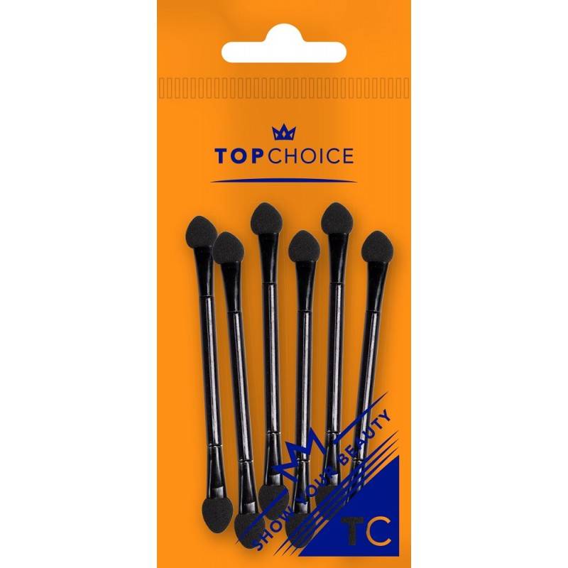 TOP CHOICE Aplikatory do cieni (38365) 1op.-6szt