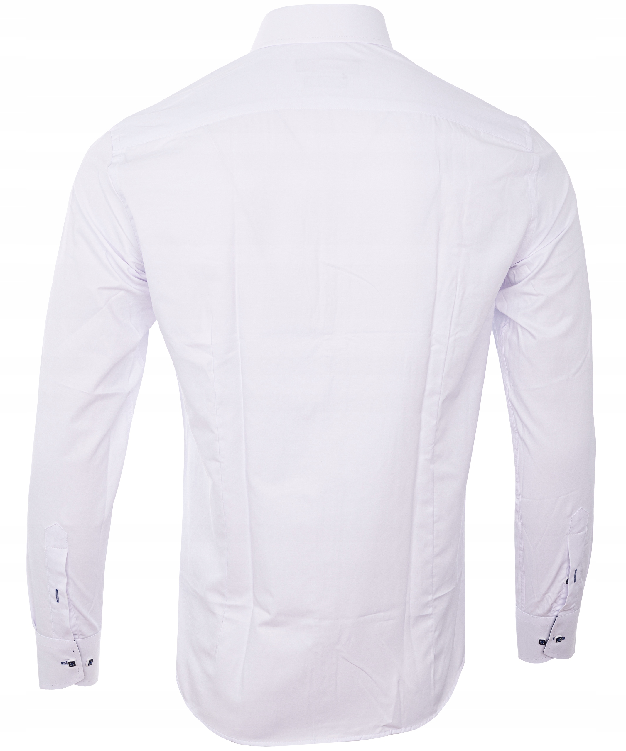 KOSZULA MĘSKA bawełna BIAŁA Z LAMÓWKĄ KOŁNIERZYK 3XL REGULAR Rozmiar 3XL