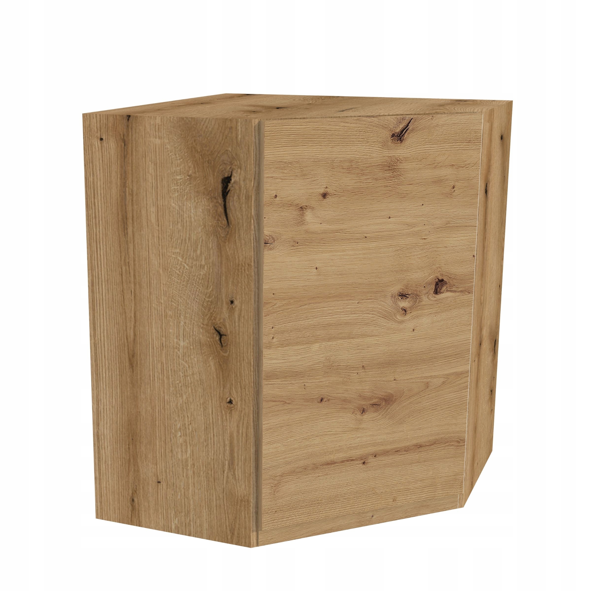 Horná rohová skrinka 60/72 Frezo Dub Evoke predná časť Bezúchytkový dub Artisan