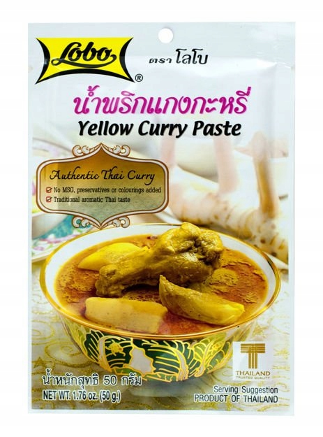 

Żółta Pasta Curry Lobo Yellow Thai Curry 50 g