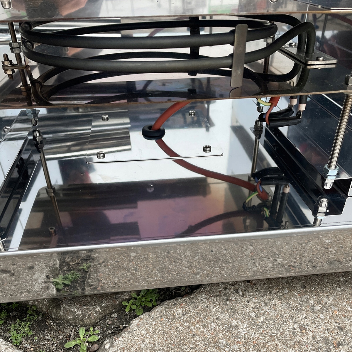 Wędzarnia Elektryczna EMD124L/80 Stołek Palisander Materiał metal