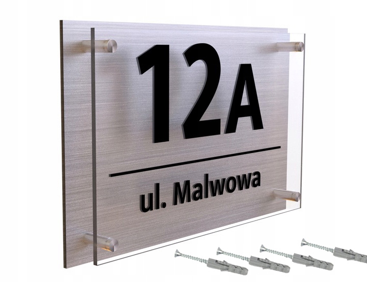tabliczka tablica ADRESOWA numer domu 30x20