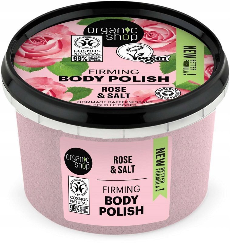 Organic Shop Firming Body Polish spevňujúca telová pasta Rose &