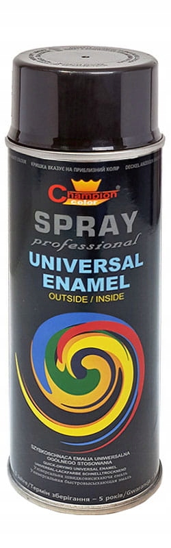 

Farba emalia lakier spray 400ml RAL9017 czarny