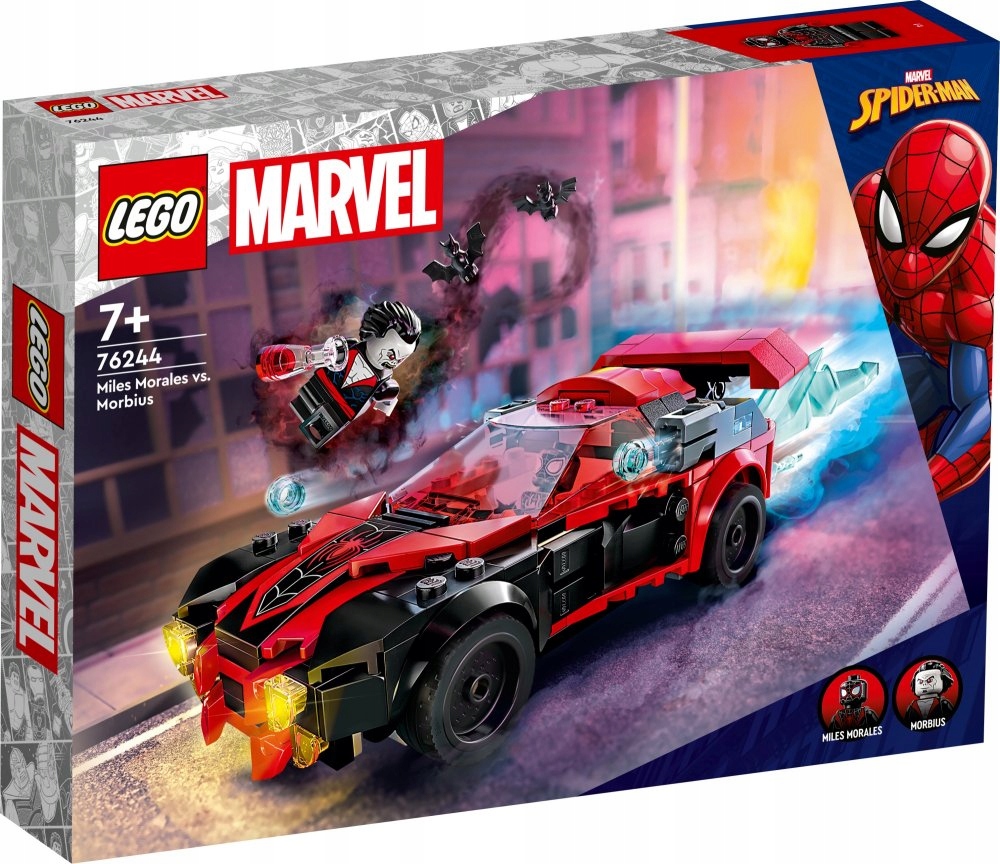 

Lego Marvel Miles Morales kontra Morbius 76244