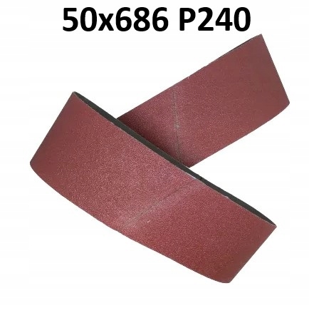 Pas ścierny bezkońcowy 50x686 taśma szlifierska korund P240 240