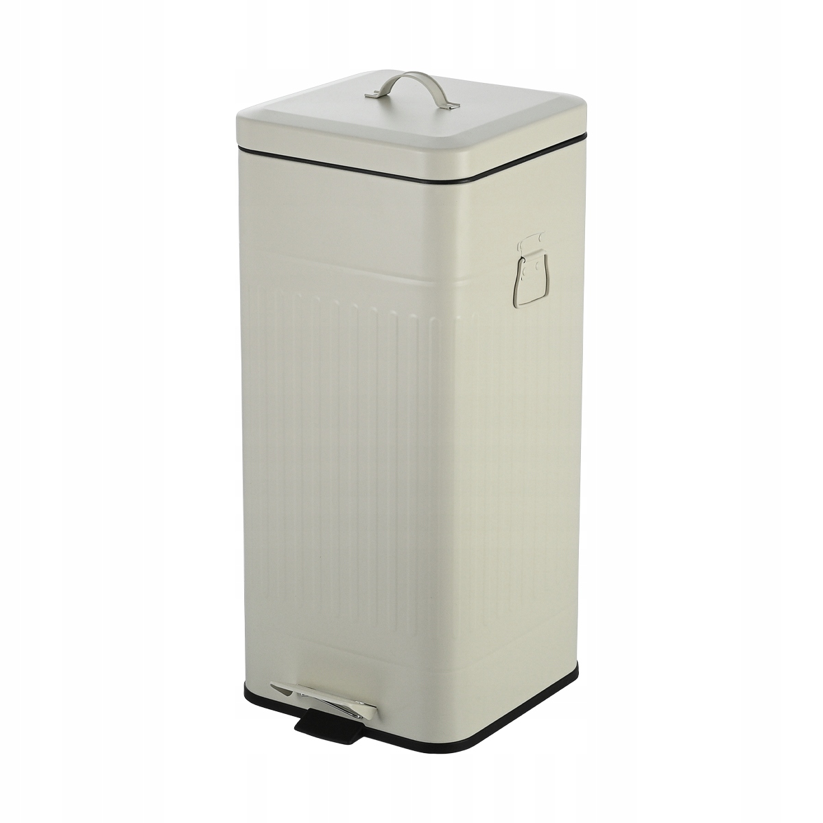 Kôš na odpadky do kuchyne s vekom jednokomorový 30 l kovový
