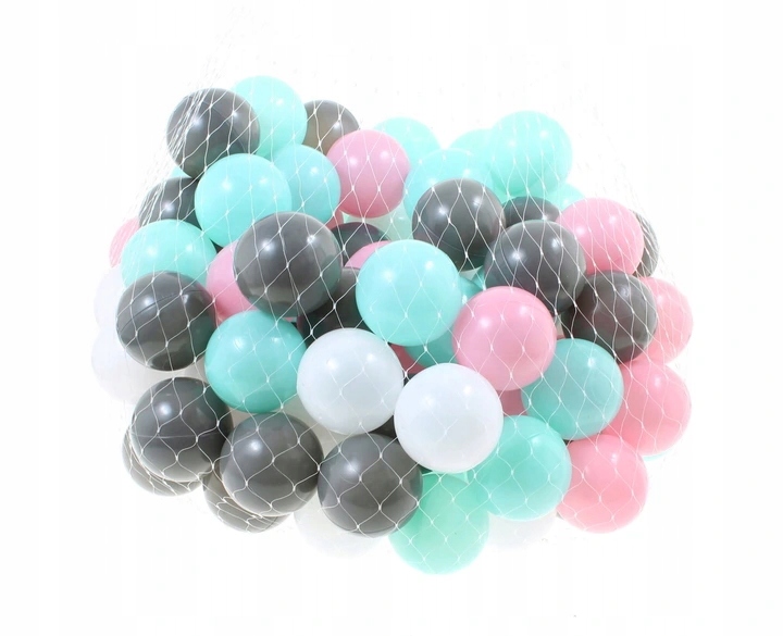 KULKI PILECZKI DO BASENU PILKI PLASTIKOWE 100SZT