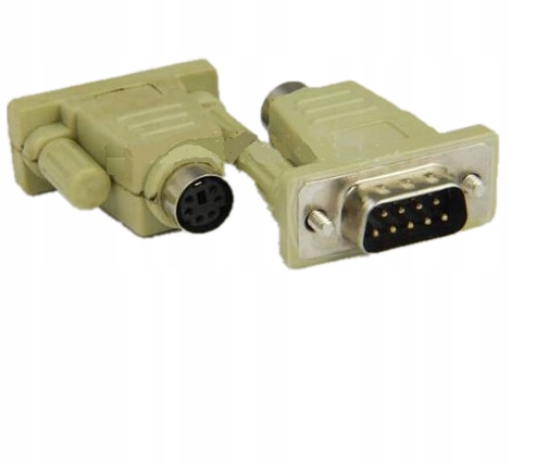 Przejście wtyk DB9 DSUB 9pin / gniazdo PS2 6p (2747)