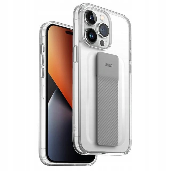 Pouzdro Uniq Heldro Mount pro Apple iPhone 14 Pro Max, průhledné/lucentní čiré
