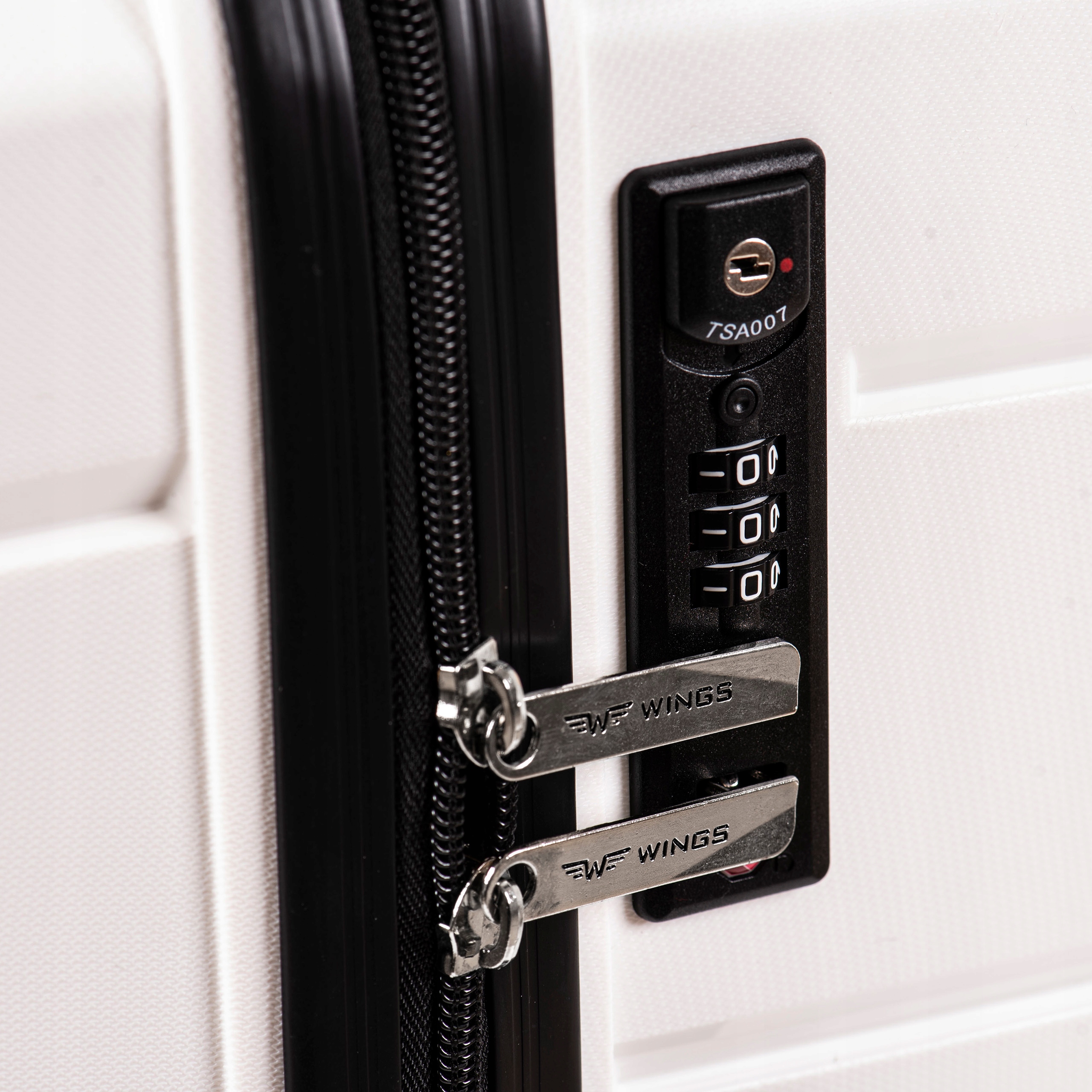 WINGS Zestaw XXL Komplet Walizek 4 kółka ABS PP05 Rodzaj twarda