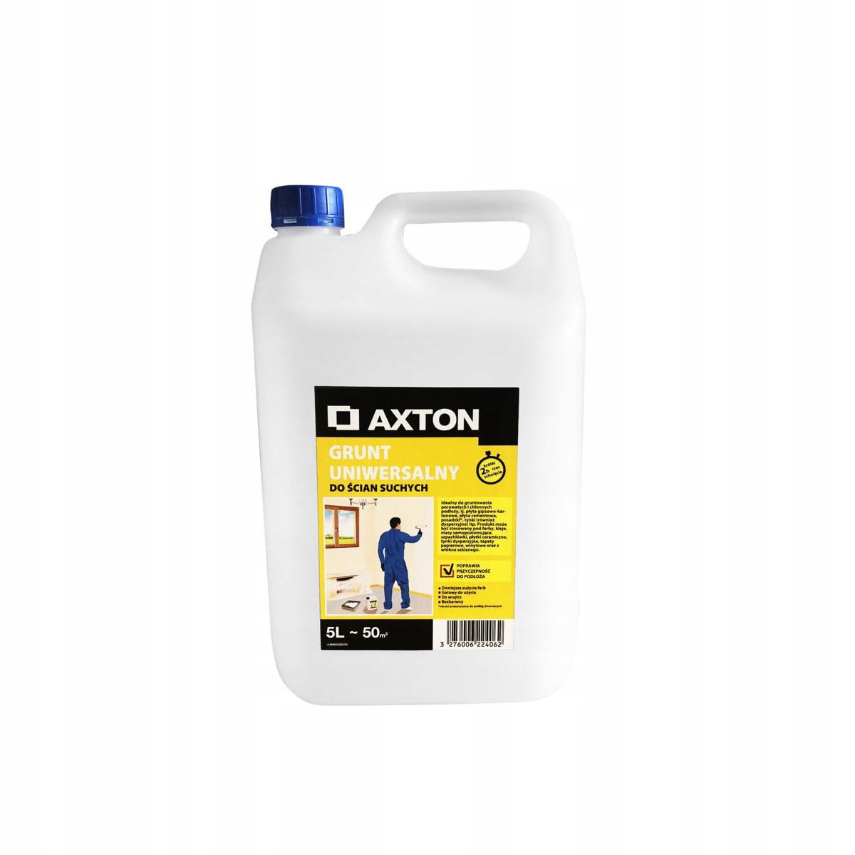 Grunt uniwersalny 5 l do ścian suchych AXTON UNI