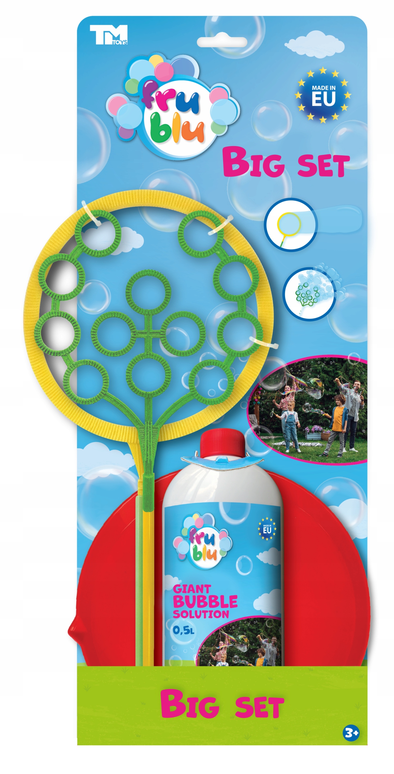 

Bańki mydlane Fru Blu Big set płyn 0,5L