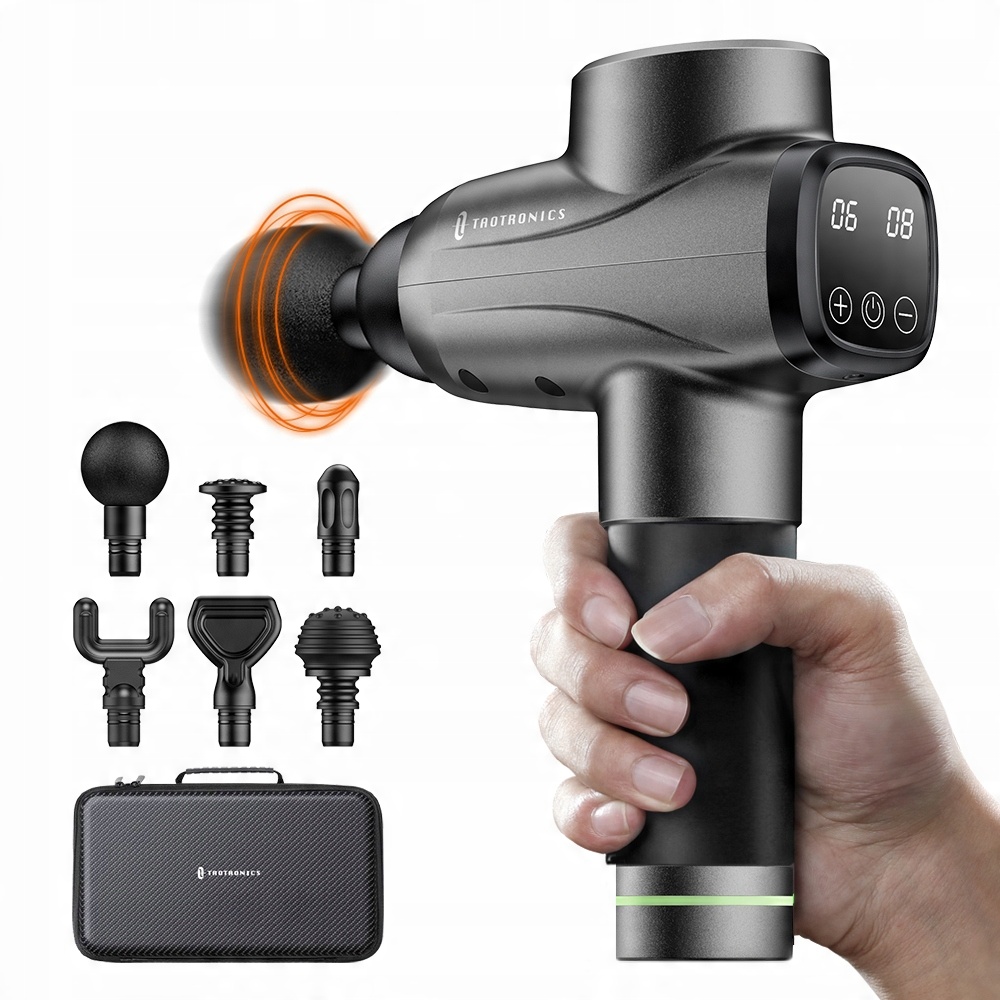 

Masażer wibracyjny Taotronics 24W 6 głowic etui