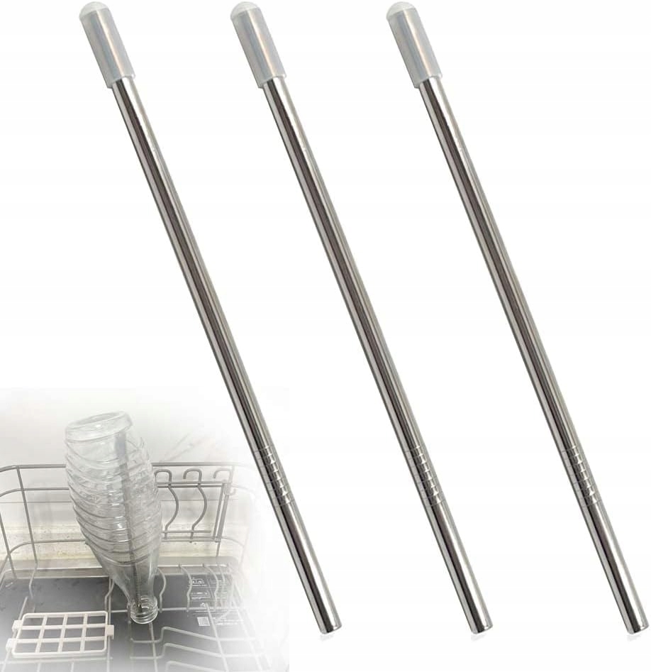 UCHWYTY DO ZMYWARKI NA BUTELKI SODA STREAM STALOWE 26CM 5 SZTUK