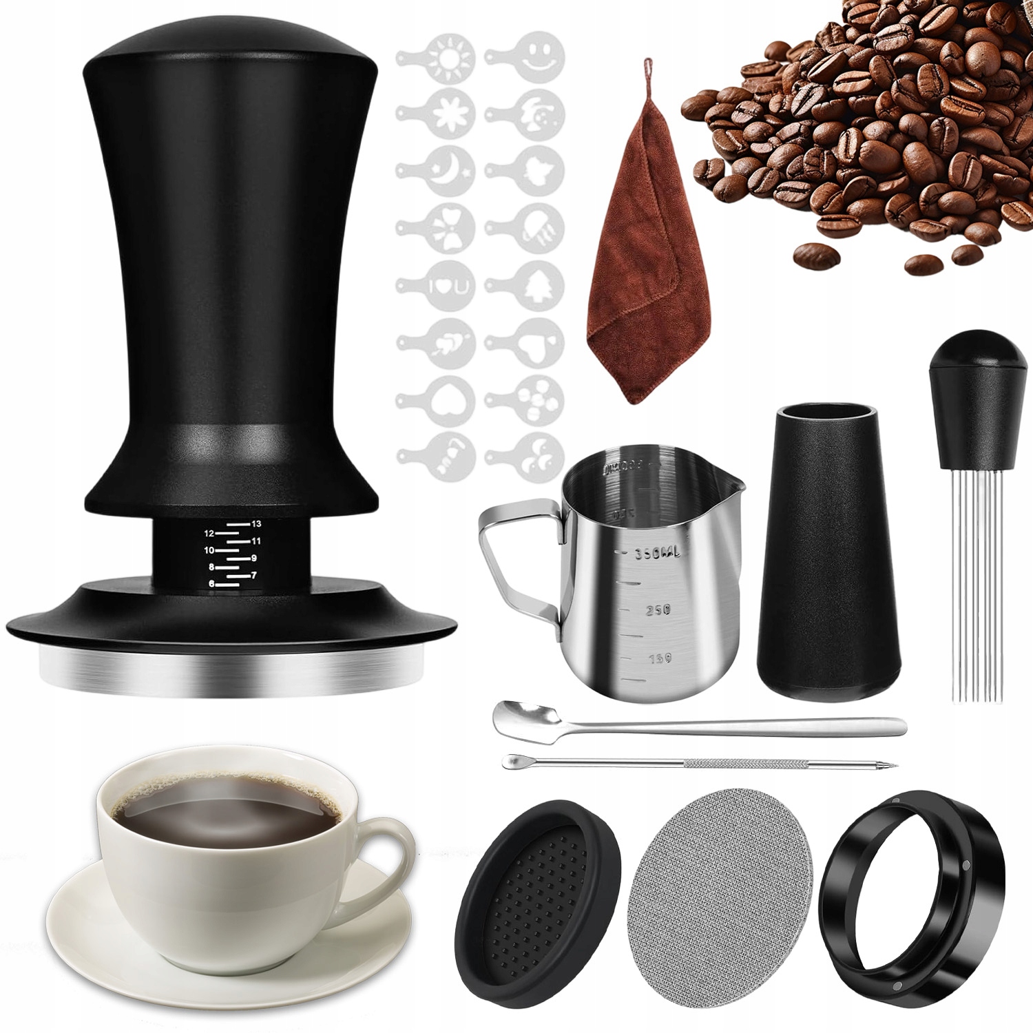 Kompletní Sada Barista Na Espresso 51 MM Tamper Distributor Příslušenství